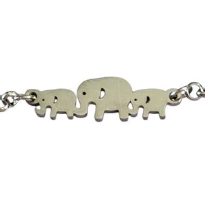 Stainless Steel Elephant Ankle Bracelet